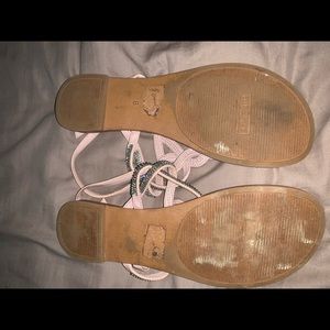Pink sandals